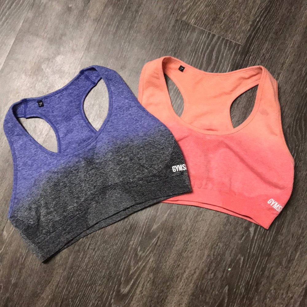 Bundle- ombré gymshark sports bras